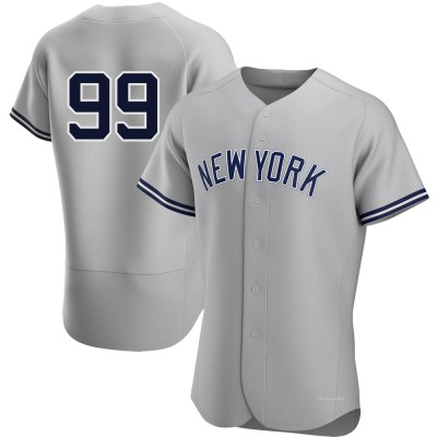 Men's Aaron Judge New York Yankees Authentic Gray Road Jersey