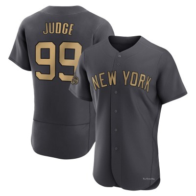 Men's Aaron Judge New York Yankees Game Charcoal Authentic 2022 All-Star Jersey