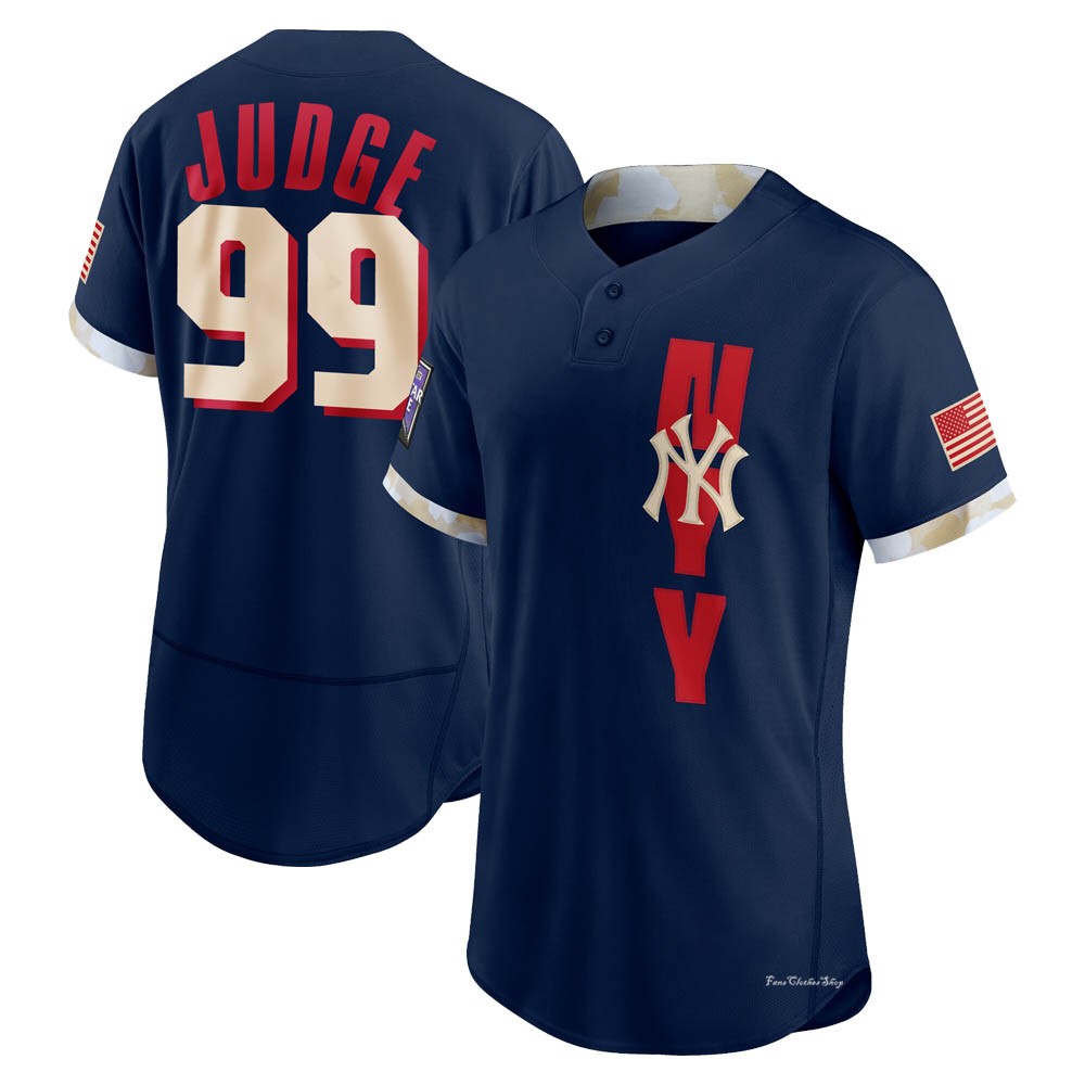 Men's Aaron Judge New York Yankees Game Navy 2021 All-Star Authentic ...