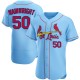 Men's Adam Wainwright St. Louis Cardinals Authentic Light Blue Alternate Jersey