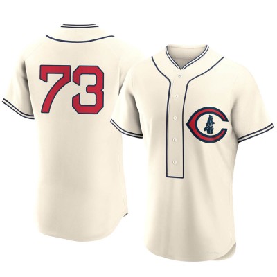 Men's Adbert Alzolay Chicago Cubs Authentic Cream 2022 Field Of Dreams Jersey