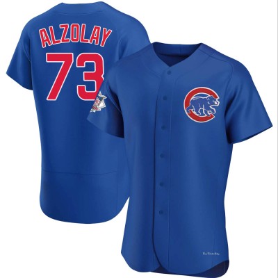 Men's Adbert Alzolay Chicago Cubs Authentic Royal Alternate Jersey