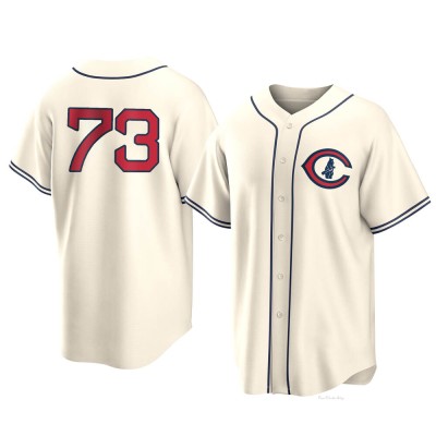 Men's Adbert Alzolay Chicago Cubs Replica Cream 2022 Field Of Dreams Jersey