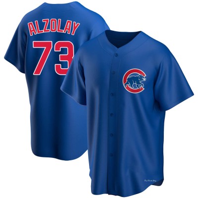 Men's Adbert Alzolay Chicago Cubs Replica Royal Alternate Jersey