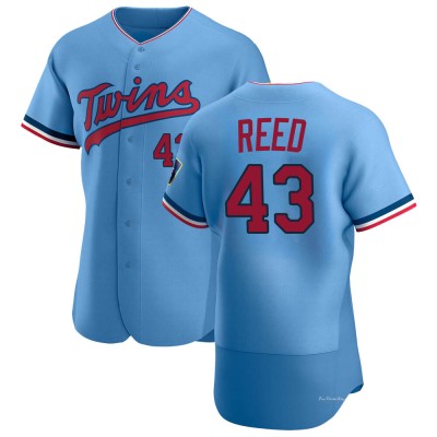 Men's Addison Reed Minnesota Twins Authentic Light Blue Alternate Jersey