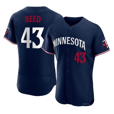 Men's Addison Reed Minnesota Twins Authentic Navy Alternate Jersey