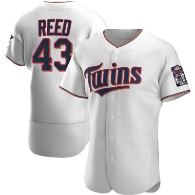 Men's Addison Reed Minnesota Twins Authentic White Home Jersey