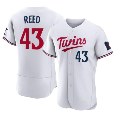 Men's Addison Reed Minnesota Twins Authentic White Home Jersey