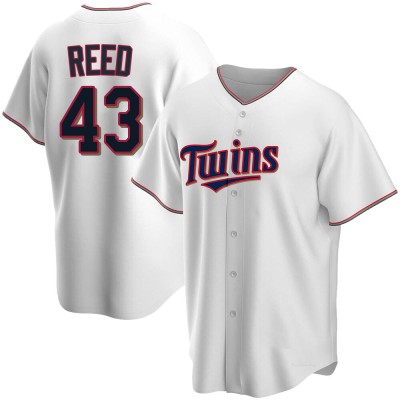 Men's Addison Reed Minnesota Twins Replica White Home Jersey