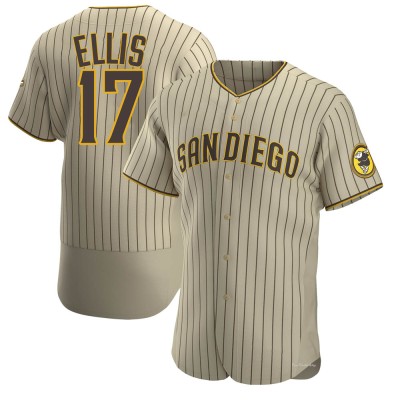 Men's A.J. Ellis San Diego Padres Authentic Tan/Brown Alternate Jersey