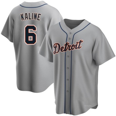 Men's Al Kaline Detroit Tigers Replica Gray Road Jersey