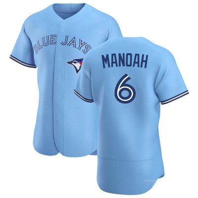 Men's Alek Manoah Toronto Blue Jays Authentic Blue Powder Alternate Jersey