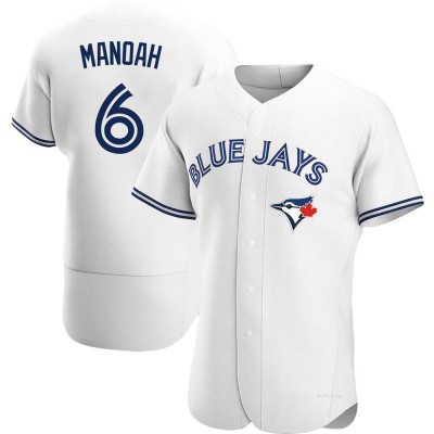 Men's Alek Manoah Toronto Blue Jays Authentic White Home Jersey