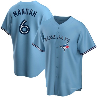 Men's Alek Manoah Toronto Blue Jays Replica Blue Powder Alternate Jersey