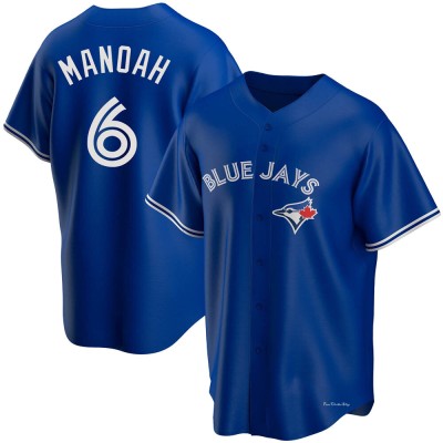 Men's Alek Manoah Toronto Blue Jays Replica Royal Alternate Jersey