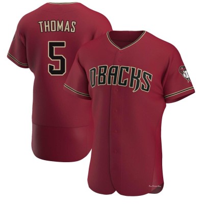 Men's Alek Thomas Arizona Diamondbacks Authentic Crimson Alternate Jersey