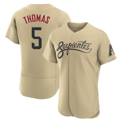 Men's Alek Thomas Arizona Diamondbacks Authentic Gold 2021 City Connect Jersey