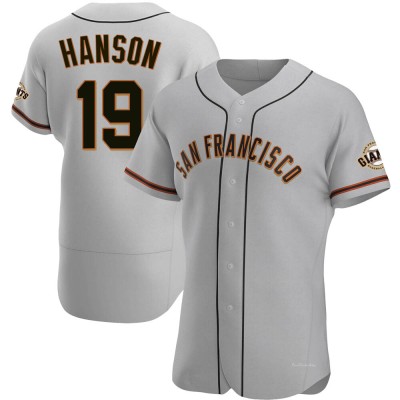 Men's Alen Hanson San Francisco Giants Authentic Gray Road Jersey