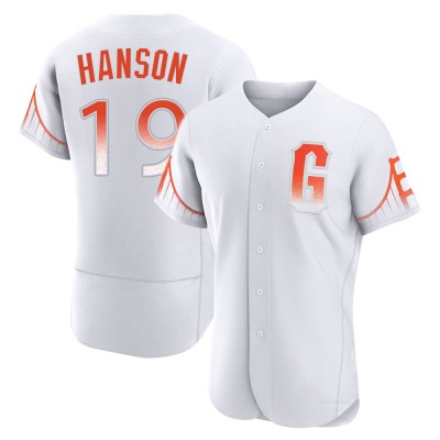 Men's Alen Hanson San Francisco Giants Authentic White 2021 City Connect Jersey