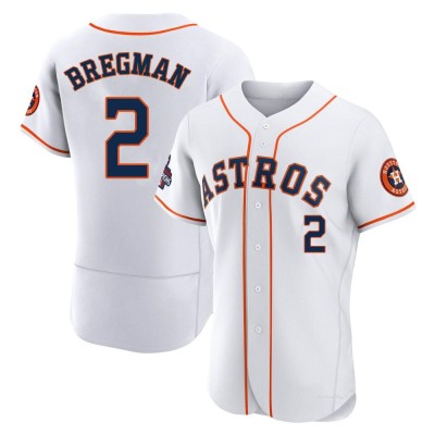 Men's Alex Bregman Houston Astros Authentic White 2022 World Series Champions Home Jersey