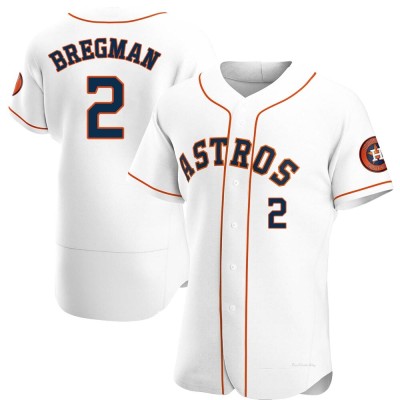 Men's Alex Bregman Houston Astros Authentic White Home Jersey