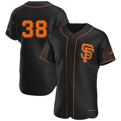 Men's Alex Cobb San Francisco Giants Authentic Black Alternate Jersey