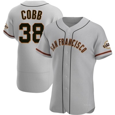 Men's Alex Cobb San Francisco Giants Authentic Gray Road Jersey