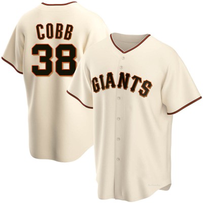 Men's Alex Cobb San Francisco Giants Replica Cream Home Jersey