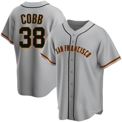 Men's Alex Cobb San Francisco Giants Replica Gray Road Jersey