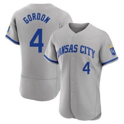 Men's Alex Gordon Kansas City Royals Authentic Gray 2022 Road Jersey