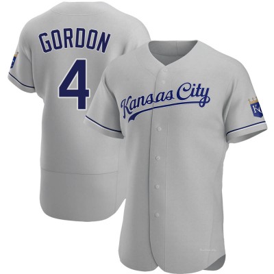 Men's Alex Gordon Kansas City Royals Authentic Gray Road Jersey