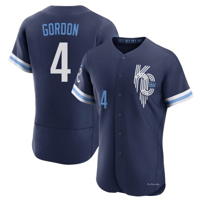 Men's Alex Gordon Kansas City Royals Authentic Navy 2022 City Connect Jersey