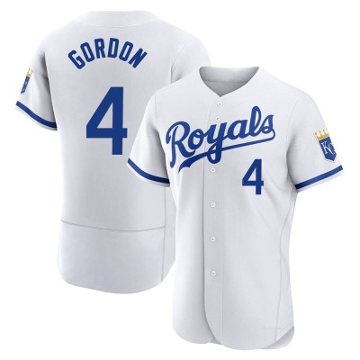 Men's Alex Gordon Kansas City Royals Authentic White 2022 Home Jersey