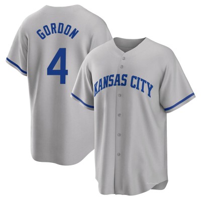 Men's Alex Gordon Kansas City Royals Replica Gray 2022 Road Jersey