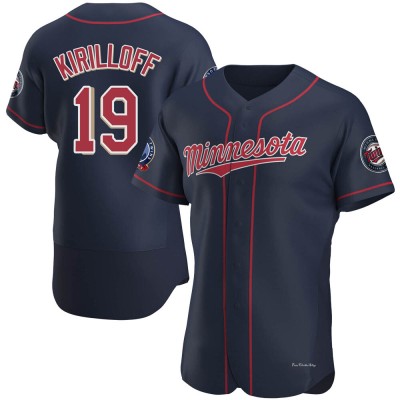 Men's Alex Kirilloff Minnesota Twins Authentic Navy Alternate 60th Season Jersey