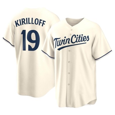 Men's Alex Kirilloff Minnesota Twins Replica Cream Alternate Jersey