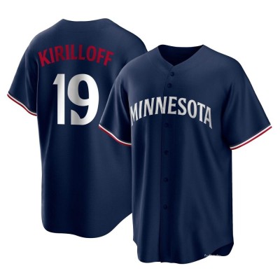 Men's Alex Kirilloff Minnesota Twins Replica Navy Alternate Jersey