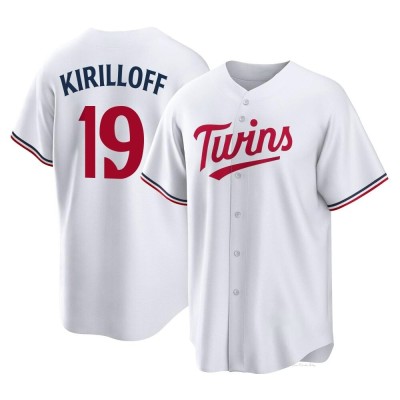 Men's Alex Kirilloff Minnesota Twins Replica White Home Jersey