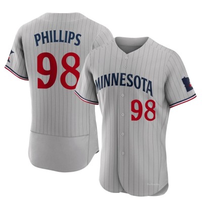 Men's Alex Phillips Minnesota Twins Authentic Gray Road Jersey