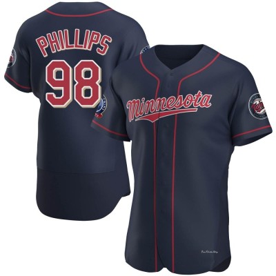 Men's Alex Phillips Minnesota Twins Authentic Navy Alternate 60th Season Jersey