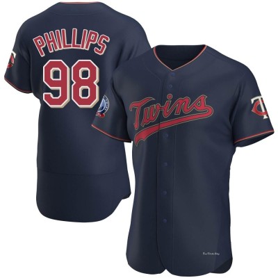 Men's Alex Phillips Minnesota Twins Authentic Navy Alternate 60th Season Team Jersey