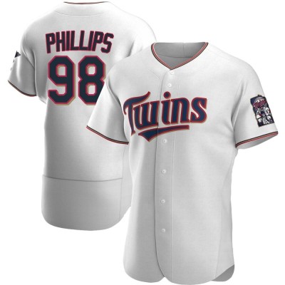 Men's Alex Phillips Minnesota Twins Authentic White Home Jersey