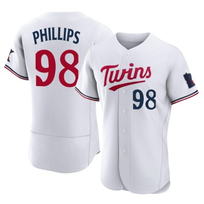 Men's Alex Phillips Minnesota Twins Authentic White Home Jersey