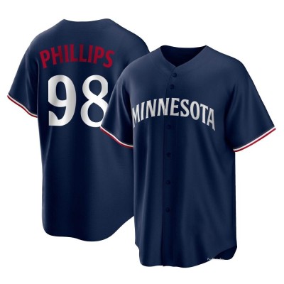 Men's Alex Phillips Minnesota Twins Replica Navy Alternate Jersey