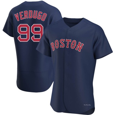 Men's Alex Verdugo Boston Red Sox Authentic Navy Alternate Jersey