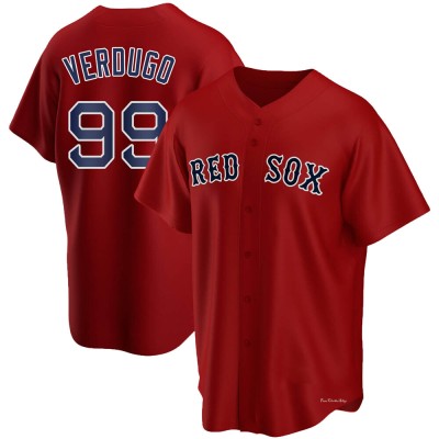 Men's Alex Verdugo Boston Red Sox Replica Red Alternate Jersey