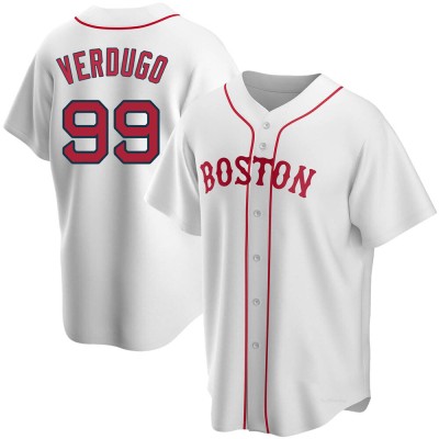 Men's Alex Verdugo Boston Red Sox Replica White Alternate Jersey