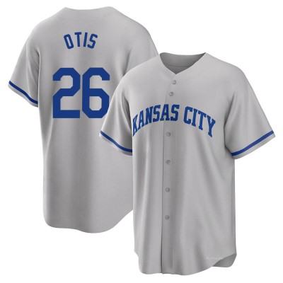 Men's Amos Otis Kansas City Royals Replica Gray 2022 Road Jersey