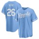 Men's Amos Otis Kansas City Royals Replica Light Blue 2022 Alternate Jersey