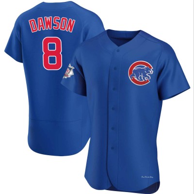 Men's Andre Dawson Chicago Cubs Authentic Royal Alternate Jersey